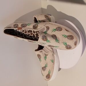 NWT - Keds - Pineapple - Canvas Slip on Sneaker/Loafer - Women's size 11